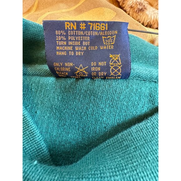 Coca-Cola Logo Sweatshirt Medium Hilton Active Apparel 80% Cotton Vintage - Picture 5 of 7